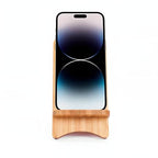 Bamboo Phone Stand, Desktop Stand, Simple Phone Stand, Compatible with All Phones (Bamboo) - color: bamboo