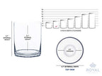 Royal Imports Flower Glass Vase Decorative Centerpiece for Home or Wedding - Cylinder Shape (5" Wide x 6" Tall, Clear) - size: 5" wide x 6" tall