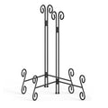 Plate Stand, 2 Pack 10 Inch Plate Holder for Display, Black Foldable Iron Table Easel for Picture Book Photo Frame Decorative Plate - size: 10 Inch - 2Pack