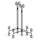 Plate Stand, 2 Pack 10 Inch Plate Holder for Display, Black Foldable Iron Table Easel for Picture Book Photo Frame Decorative Plate - size: 10 Inch - 2Pack