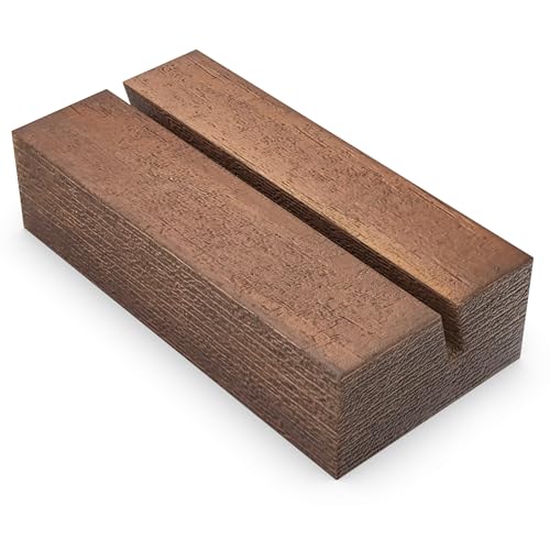 12 Pack Wood Place Card Holders - Table Number Holders - Brown Wooden Table Numbers Holder for Photo - Cards Display Stands for any Decor - Perfect for Cafe Wedding Shop Party Events Retail Shop Home - color: Brown