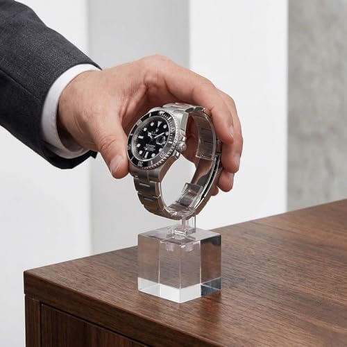 Watch Display Stand C Shape Single Watch Bracelet Display Rack Wrist Watch Display Holder Riser Fine Exhibition Store Trade Show for Jewelry Display Home Decor Retail Use