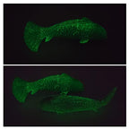 Antique Luminous Outdoor Koi Fish Statues - Resin Koi Fish Yard Art Decor for Garden, Patio, Lawn, Pond