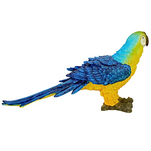 Design Toscano Mortimer the Macaw Tropical Parrot Statue - style: Mortimer The Macaw Tropical Parrot Statue