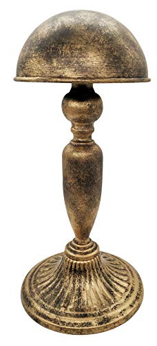 Owlgift Vintage Dome Shape Design Removable Metal Hat Rack/Cap/Wig Storage Holder Display Stand, Bronze - color: Bronze