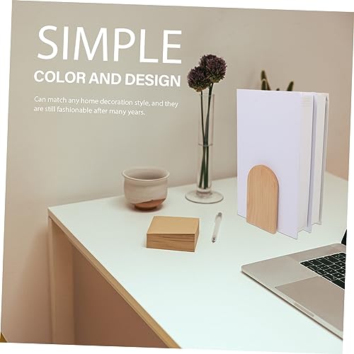 Wooden Bookend Dark Decor Shelves Modern Decor Book Fixator Bookshelf Mounting