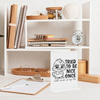 Funny Office Home Decor - Lightweight Acrylic Shelf Decor for Dining Table & Desk, Eye-Catching Decorative Touch for Any Setting, 4 × 4.7 Inches
