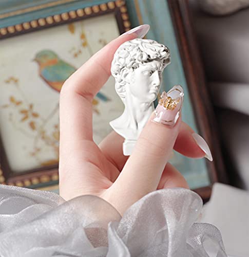 LAGOM HOUSE Greek Bust Statue and Sculptures Set of 10 PCS Greek Bust Statue Decor Roman Resin Mini Greek Mythology Figurine Greek God Bust Small for Decor/Gifts/Drawing