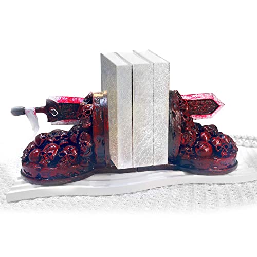 Berserk Bookends，Bookends Ornament Dragon Slaying Knife Bookstop ，Resin Non-Slip Suitable for Reading Desk Home Decoration