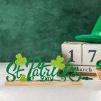COCHIE Metal St. Patrick's Day Sign, St Patricks Day Decorations for Home, Office, Shelf, Mantel, Indoor, Shamrock Decoration, Saint Patrick Day Decor (Shamrock) - style: Shamrock
