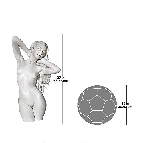 Design Toscano DB383092 Rachel's Way: Contemporary Venus Wall Sculpture,Antique Stone, 15.50" x 3.00" - style: Venus