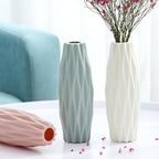 HEALLILY Nordic Style Vase 8.26In Modern Creative Simplicity Flower Container Desktop Decoration for Home Living Room Bedroom Wedding Centerpiece