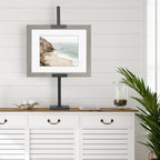 Americanflat Adjustable Tabletop Easel Stand for Picture Frames up to 28" - Ideal Picture Frame Stand to Display Art, Signs, or Photos - Use Easel Stands for Home or Events - Black - size: 28 inch, style: Tabletop Frame Stand