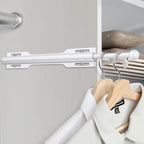12" Valet Rod for Closet Pull Out (2 Pack, White) - color: White, size: 2 Pack