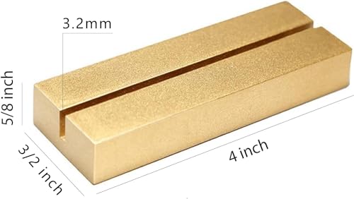 UNIQOOO 20 Pack 4" Gold Birch Wood Stands for Wedding Acrylic Sign, Wood Table Number Holders for 1/8 Thick Acrylic Sheets | Wedding Display Stand, Card Holder for Bar Menu, Retail Sign, Party - color: Gold Birch 20 Pack