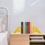 Heart Shape Hand Design Gold Bookends – Unique Decorative Bookends for Shelves – Perfect for Kids Room – Book Stopper for Shelves – Modern Black Bookends