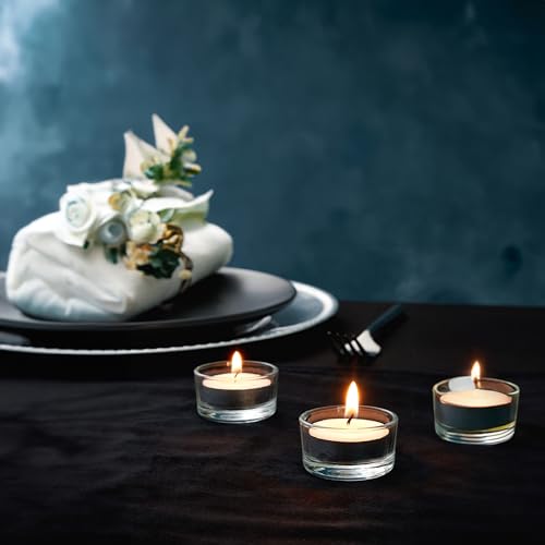 WGV Tea Light Votive Candle Holder 2x1.2 H, Clear Stubby Utility Cylinder Glass, Small Home Accent Decor, 1 Pc - color: Clear-stubby-2"