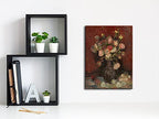 Wieco Art Vase with Chinese Asters and Gladioli by Van Gogh Famous Oil Paintings Reproduction Modern Abstract HD Canvas Prints Wall Art Flowers Artwork Pictures for Bedroom Kitchen Home Decorations - size: 16"L x 12"W