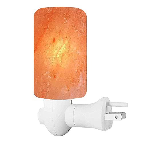 Pride of India Pink Salt Crystal Light | Cylinder Shape | Natural Salt Crystal Light | Hand-Carved Rock Salt Lamp | Himalayan Salt Lamp Cover | Ideal Pink Salt Night Light for Home Décor - color: Pink Salt Crystal Light - Cylinder