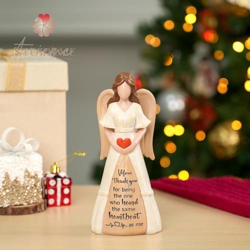 Storieme Gifts for Mom from Daughter Son: Thank You Moms Angel Figurines Statue - Sentimental Gift for Christmas Birthday Mothers Day Thanksgiving - style: thank you mom