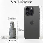 Easter Island Moai Statue - Stone Moai Figurine Decor for Home & Outdoor Garden - 3 (Small Size) - size: Small Size