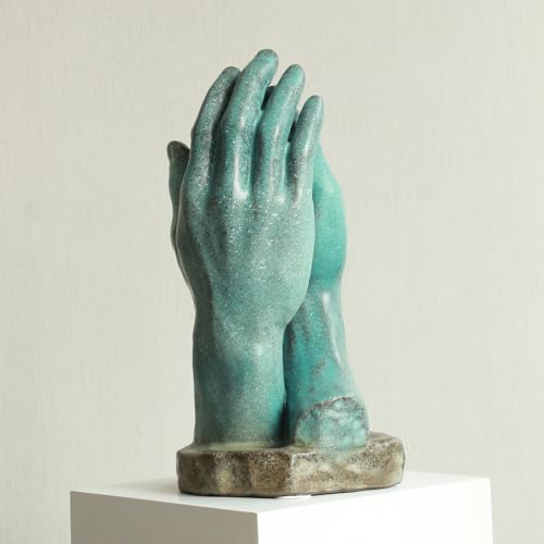 Lukitas Rodin Art Sculpture - Hand of God Statue, Classic Figurine for Home & Office Décor, Ceramic 11''