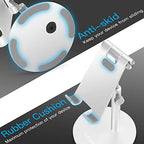 AICase Telescopic Adjustable iPad Holder,Universal Multi Angle Aluminum Stand Compatible with iPhone Smart Cell Phone/Tablet/iPad(4-13 inch), Silver - color: Silver