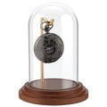 PH PandaHall Pocket Watch Glass Display Dome with Hook 5.7"x4" Watch Display Jar Decorative Watch Case with Base Plants Dome Showcase for Father's Day Pocket Watches Medals Collectibles Ornament - size: 5.7x4 Inch