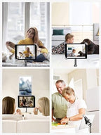 Elitehood iPad Tripod Stand, 65 Inch Height Adjustable Stand Holder with 360 Rotating Floor Tripod for 9.5-14.5 Inch Tablets - size: 9.5-14.5 inch