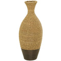 Deco 79 Seagrass Handmade Decorative Vase Tall Woven Floor Centerpiece Vase, Vase for Home Decoration 11" x 11" x 27", Brown - size: 11" x 11" x 27"