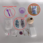 Mosaic Tile Kits DIY kit Mosaic Building Sets Glass Lantern/Candle Holder/Vase Exclusive Art DIY Glass Craft for Adults and Teens Gifts for Girls Craft Lovers Home Décor
