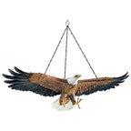 Design Toscano Flight of Freedom Hanging Eagle Sculpture 19 Inch - style: Single