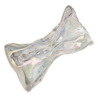 Glossy Abstract Vase Glass Statue Farmhouse Style Unique Shape Perfect Present