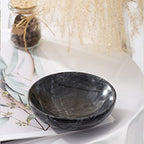 Marble Jewelry Dish - Rings Holder - color: Black