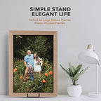 TR-LIFE 3 Pack 8 Inch Large Plate Stands for Display - Plate Holder Display Stand + Metal Frame Holder Stand for Picture, Book, Decorative Plate, Platter, Photo Easel - size: 8 Inch