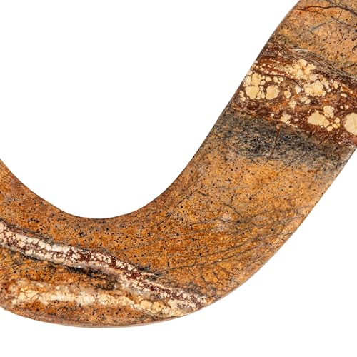 Bloomingville Marble Wave Double Taper Candle Holder, Brown Forest - color: Brown
