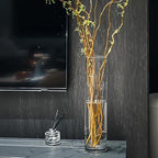 Liotww Acrylic Cylinder Clear Vases, Tall Large Plastic Flower Vase for Bouquet, Unbreakable Hurricane Vases Set of 3 for Centerpieces (D 6", D 4.8", D 4" + 3 Holder) - color: 3-xl Clear