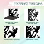 Peacoblue Metal Bookends for Shelves, Modern Decorative Heavy Duty Study Book Ends Stoppers for Office, Desk, Shelf, Room 5.3"x4.3"x7.9" Cast Iron Simple Tall Bookends 1 Pair (Rock Climbing) - style: Rock Climbing