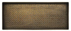 HF by LT Caning Pattern Metal Boot, 30 x 13 inches, Antique Brass Finish - color: Caning Pattern, Antique Brass Finish
