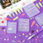 Laza 4pcs Silicone Nail Art Molds, Acrylic 3D Spring Summer Flower Nail Charms Molds Clear Modeling Templates Silicone Flowers Pattern Nail Tools with Sculpture Pen for Salon Nail Design - color: Flowers