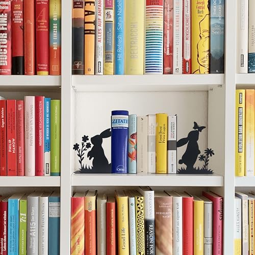 Charming Bunny Decor Rabbit Bookends - Adorable and Functional Decorative Accessories for Home and Office