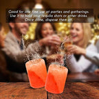 Pride of India | Pink Salt Crystal Accessories (Pink Salt Crystal Shot Glass - Round Shape) | Perfect for cocktails, shooters, tequila | Stylish & Trendy | Highest Quality & Food-Grade - color: Pink Salt Crystal Shot Glass - Round Shape