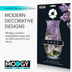 MODGY Collapsible and Expandable Flower Vase Plastic Decorative Modern Centerpieces Dining Table Decor Living Room Bathroom Wedding Office, Mary Cassatt Lilacs - style: Mary Cassatt Lilacs