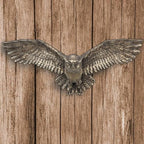 Veronese Design 21 5/8 Inch Steampunk Owl Open Wings Cold Cast Resin Bronze Finish Animal Wall Sculpture Plaque