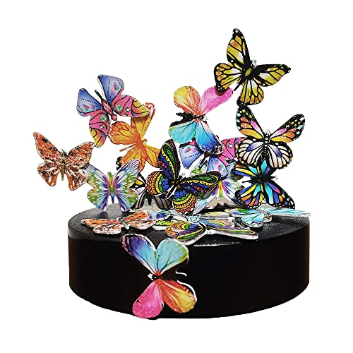 Desk Sculpture Butterflies Desktop Stress Relief Toy Fidget Toy for Anxiety Office Gift (22pcs Butterflies) - style: 22pcs Butterfly