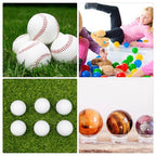 ElevateTech 15 Pcs Clear Sphere Display Stand, Plastic Sphere Stands Ball Stand Holder Rings Acrylic Clear Small, Medium, Large Round Baseball Ring Stands for Decorative Eggs Crystal Balls - 3 Sizes