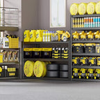 50" W Garage Shelving Heavy Duty, 6 Tier Garage Shelves, 84" H Adjustable Storage Shelving Unit, Commercial Metal Shelves for Warehouse, Basement - size: 50"Wx24Dx84"H | 6 Tier