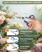 Butterfly Shaped Acrylic Flower Vase with Scissors and Plant Tape, Clear Decorative Vase for Home Office Desk, Unique Shelf Decor and Event Decoration, Aesthetic Gift for Book Lovers and Women
