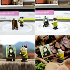 RAQWI Cute Mini Cat Figurine Resin Cat for Office, Home Decoration Perfect Cute Cat Gift for Cat Lovers - style: Artist