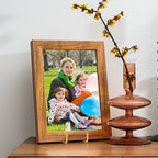 IBosins 5 Pack 6 Inch Plate Holder Display Stands, Metal Gold Frame Stand for Picture, Book, Photo Easel, Creation, Collectibles - color: Gold, size: 6 Inch